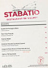 Stabatio menu