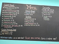 Fresh Delicious Bakery menu