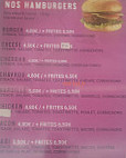 Friterie De L'agriculture menu