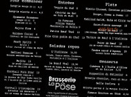 La Pose Bistrot menu