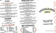 El Guadalajara menu