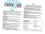 Creekside And Bistro menu