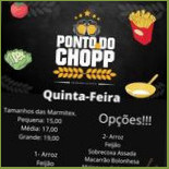 Ponto Do Chopp Cardápio