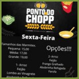 Ponto Do Chopp Cardápio
