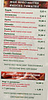 Sorrentino Pizza menu