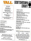 Scotchtown Craft Kitchen menu