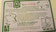 Charolais Kroen Aps menu