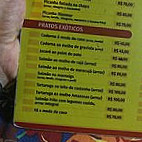 Point do Pato menu