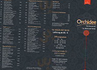 Orchidee menu
