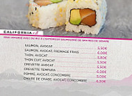 Sushiko menu