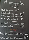 Brasserie Kako menu