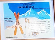 Le Trapanel menu