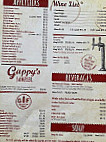 Gappy's Pizza menu