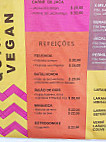 Quintal Vegan Veggie menu