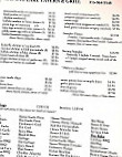Kasoag Lake Tavern Grill menu