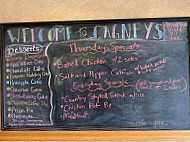 Cagney's Kitchen menu