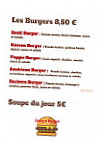 Jessy's Burger menu