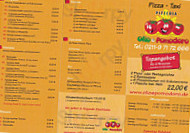 Olio e Pomodoro menu