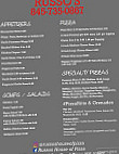 Russo's House Of Pizza menu