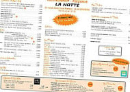 Pizzeria La Notte menu