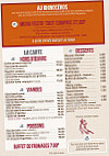 Le Rhinoceros menu