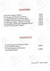 Auberge des Trois Châteaux menu