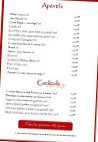 La Renardiere menu