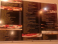 La Norcino Pizza menu