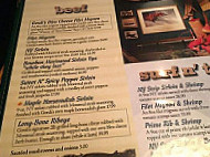 Gordi's Fish Steak House menu