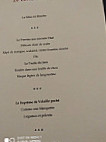 Auberge De Grilly menu