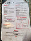 Blue Ridge Tavern Trading menu