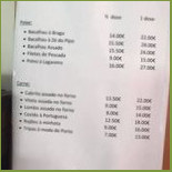 A Reserva Speisekarte