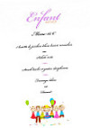 Le Chardoillant menu