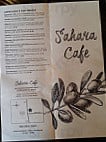 Sahara Cafe Mediterranean menu