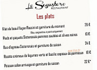 Le Segustero menu