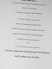 Le L'o A La Bouche menu