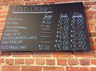 Carol's Coffee Art menu