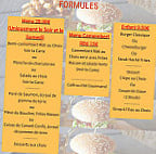 Brasserie Le Bistrot menu