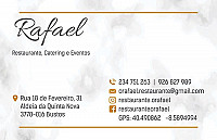 O Rafael menu