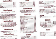 Woody's Hometown Pizza menu