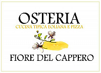 Osteria Pizzeria Fiore Del Cappero menu