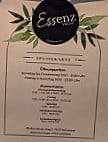 Essenz menu