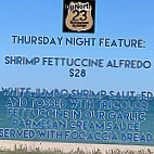 Up North 23 Lounge menu