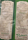 Padrone's Pizza menu