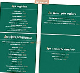 Ferme Auberge Le Vieux Chene menu