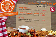 Tac-tac Chicken menu