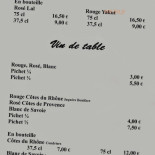 L'international Cardápio