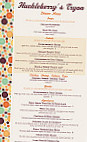 Tryon Coffeehouse Co-op menu