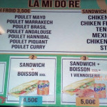 La Mi Doré Cardápio