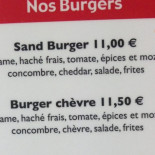 Sand'café Cardápio